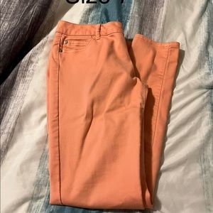Celebrity pink pants coral size 7
